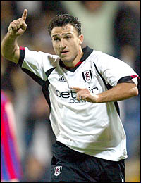 Fulham midfielder Steed Malbranque