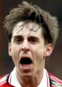 Manchester United defender Gary Neville