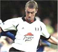 Fulham midfielder Lee Clark